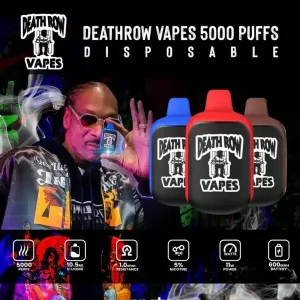 Death Row 5000 Puffs 5 Pack at Miami Cloudz in North Miami Beach, FL